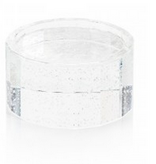Bubbling Candleholder I 3.25''H X 6''D