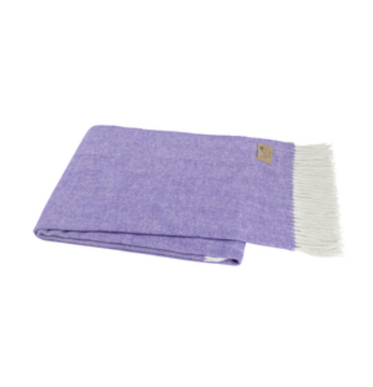 Wisteria Italian Herringbone Throw