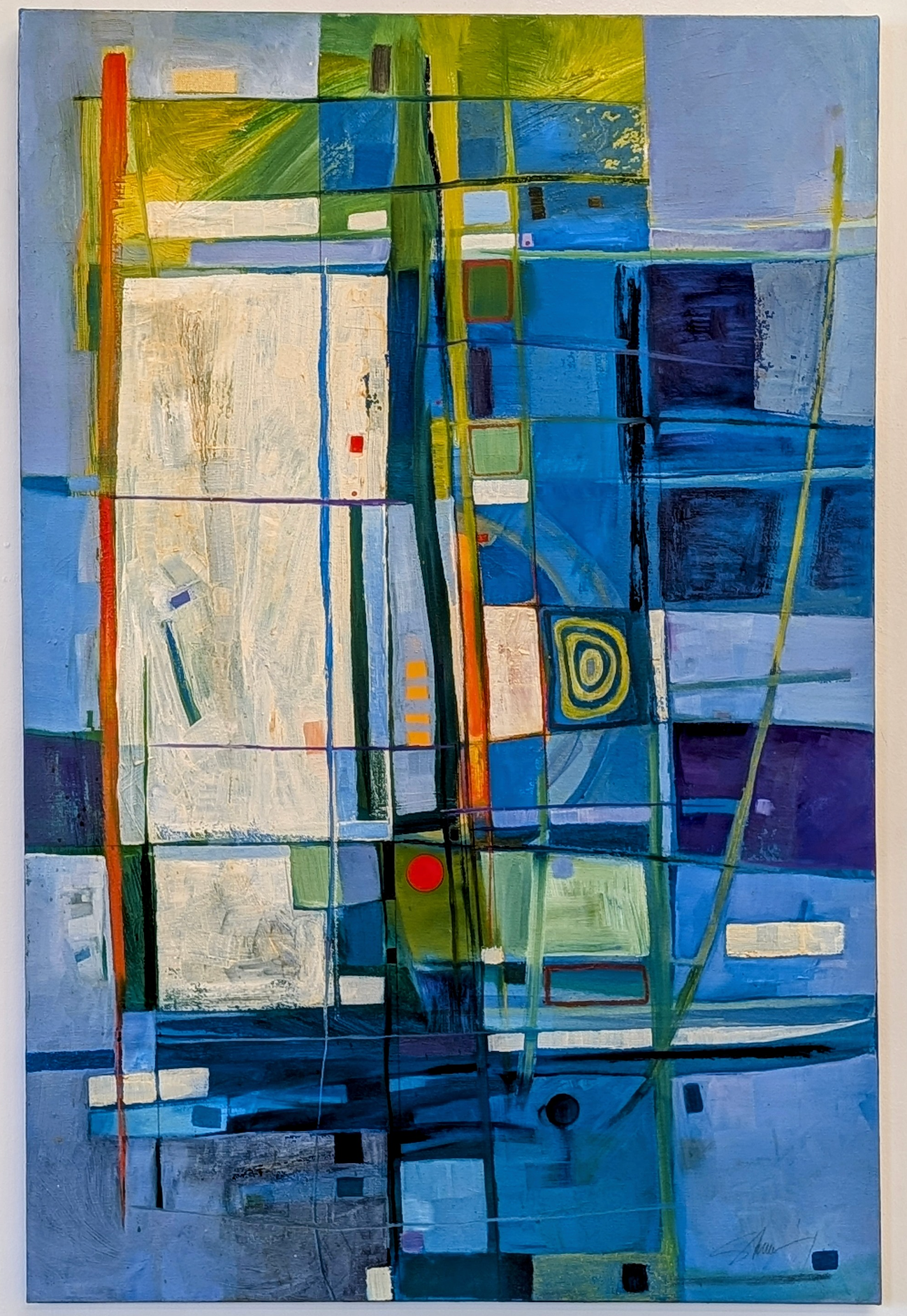 Into the Blue Original  Oil 24" x 36"