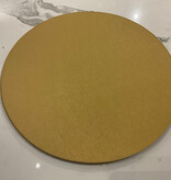 Bold Decor Dubai Reversible Circle Placemat - Victoria Gold/Victoria Silver