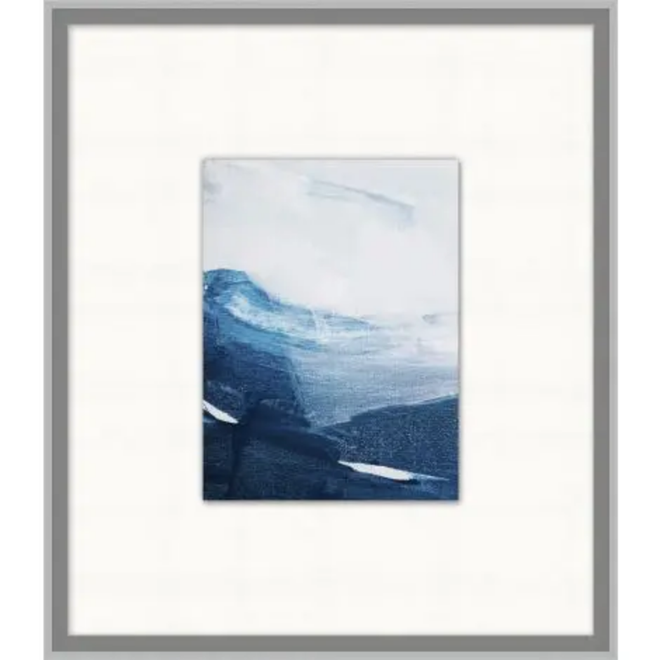 Navy Abstract 3 - 20.25" x 23.25"