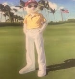 Unfraned Art signed by Serge 20 x 16 Maga  2 Monkey