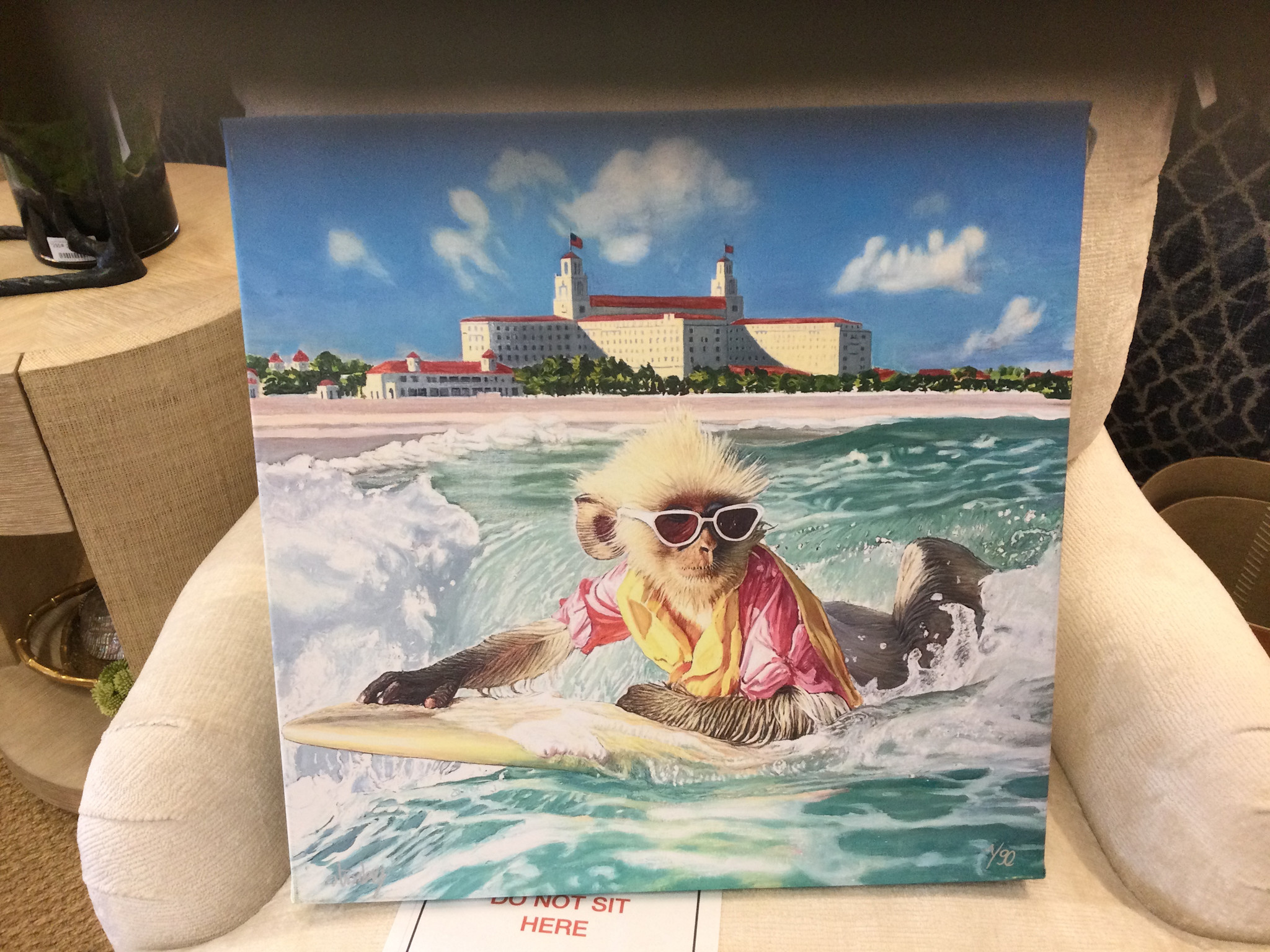 The Beach Breaker Canvas 20" x 20"