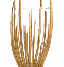 Hand-Finished Gold Starstruck Vase 19''H X 11''D