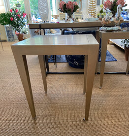End table on castors 28"Hx24"x24"