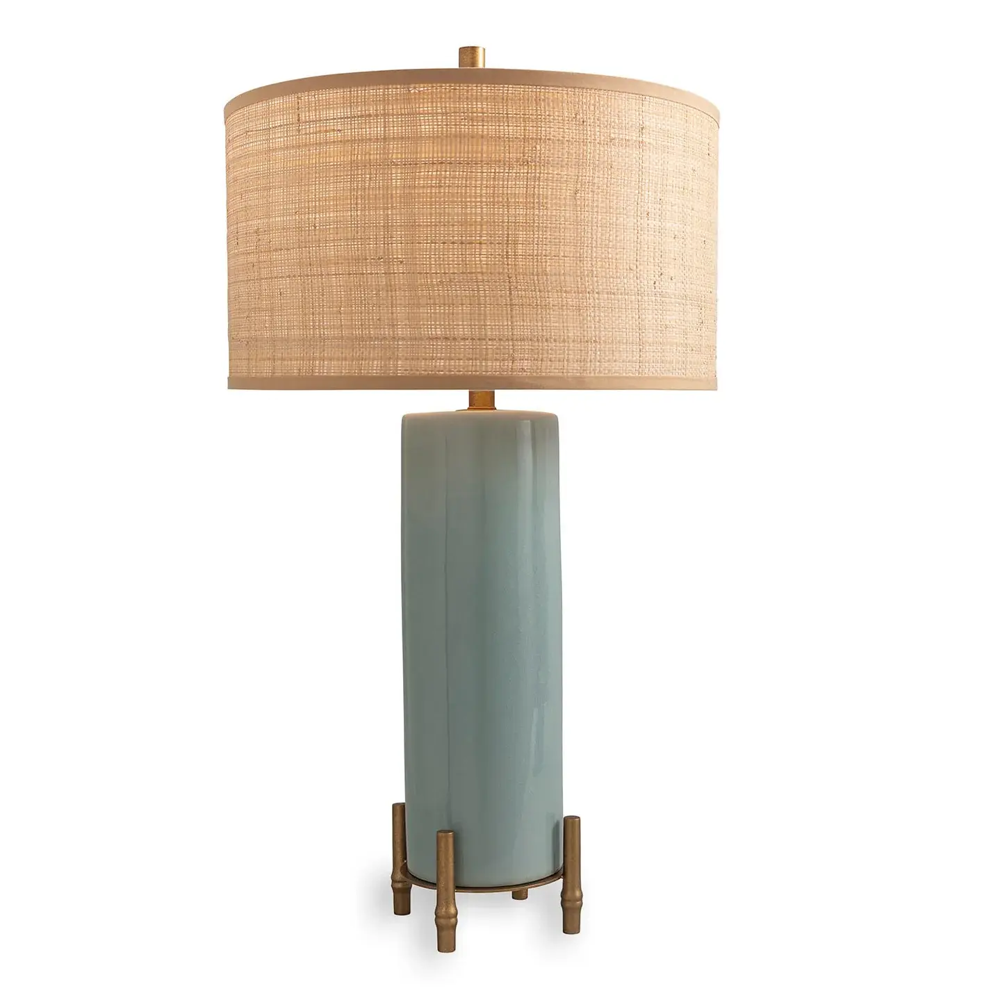 Boca Celadon Lamp 32"H X 18"Diameter