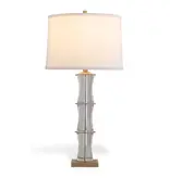 Rivoli Crystal/brass Lamp 32"H x 16"D