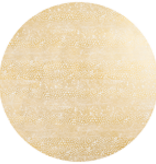 Pebble Gold Placemat Lacquer-Rd 15"