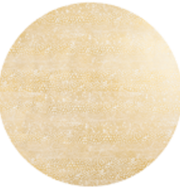 Pebble Gold Placemat Lacquer-Rd 15"