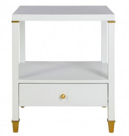 Nicole One Drawer Sidetable - 23"W x 19"D x 26.5"H
