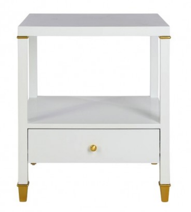 Nicole One Drawer Sidetable - 23"W x 19"D x 26.5"H