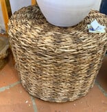Palm Isle Round storage Round Ottoman 24"x24"x18"