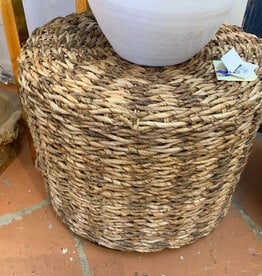 Palm Isle Round storage Round Ottoman 24"x24"x18"