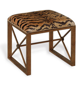 Medallion Gold Le Tigre Natural Single Bench - 19.5"H x 20"W x 18"D
