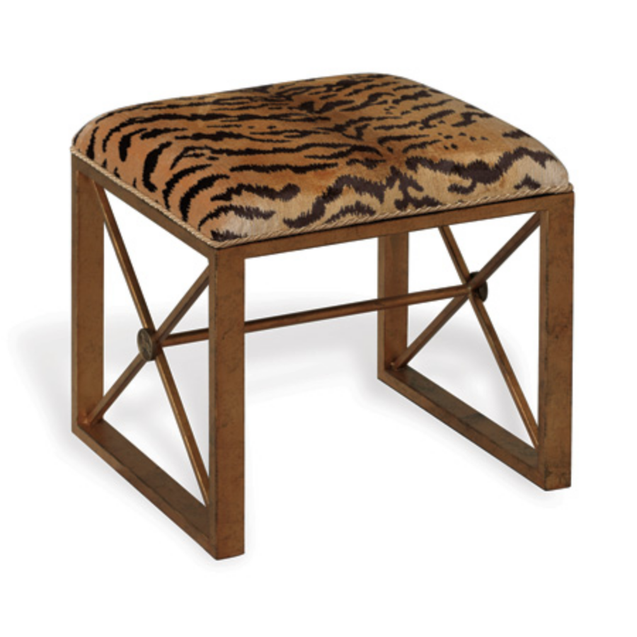 Medallion Gold Le Tigre Natural Single Bench - 19.5"H x 20"W x 18"D