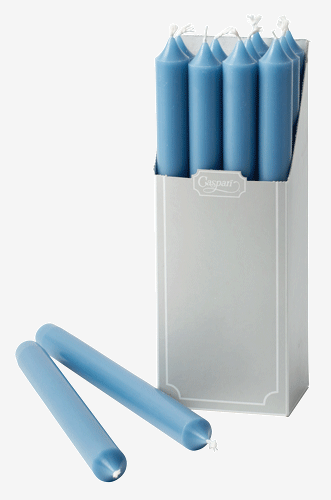 Parisian Blue Candle 10"