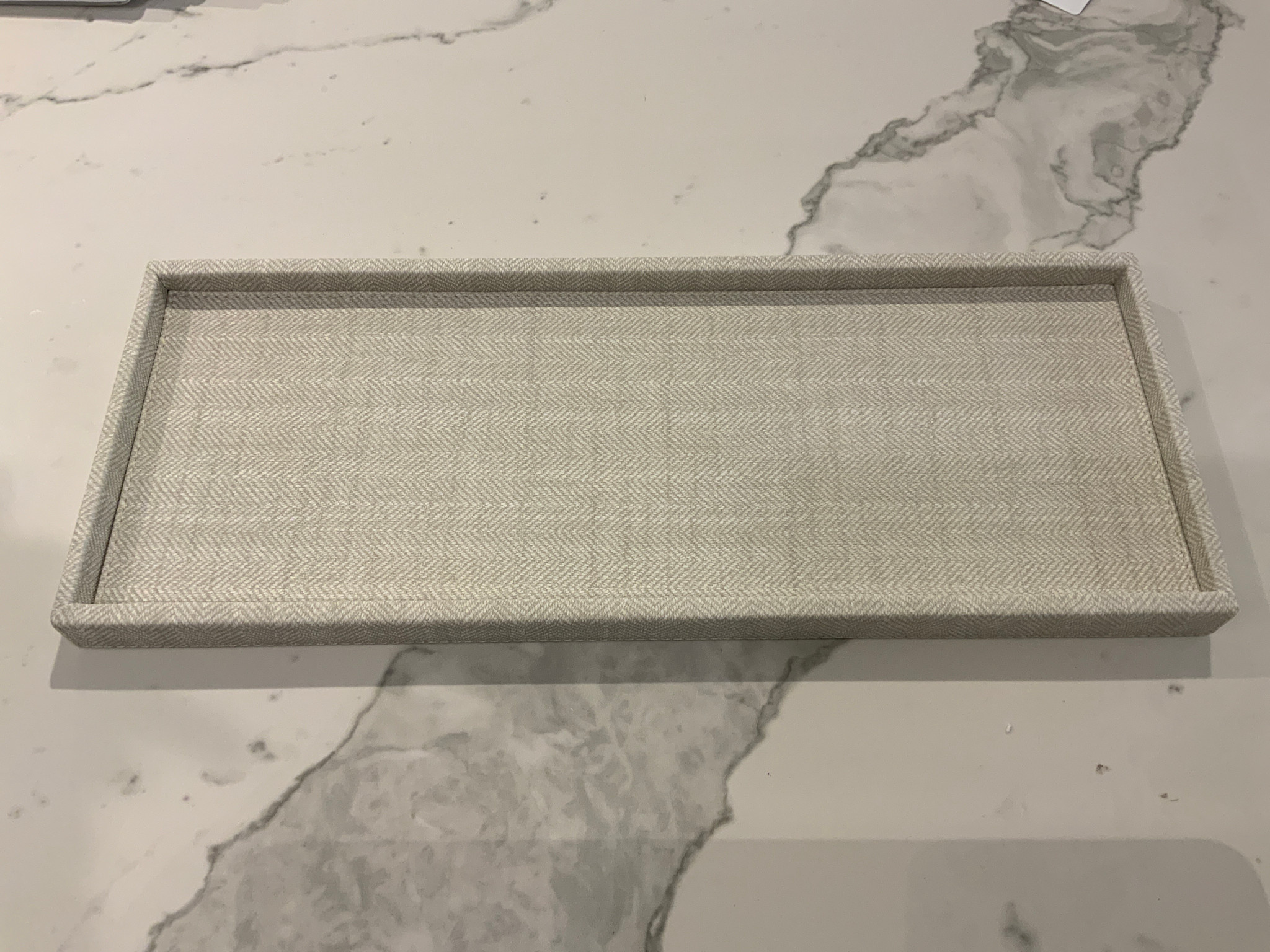 Bold Decor Amazon Ivory Long Rectangular Serving Tray