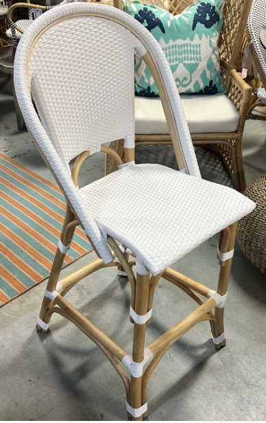 Bistro Counter High Stool/White