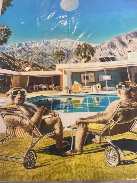 Unframed Art Signed by Serge Weekend Getaway 30x20