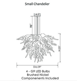 ColorSelect Angel Chandelier - 39"Dia