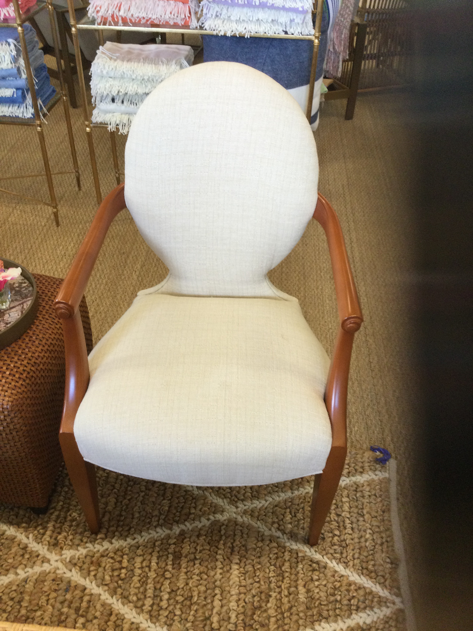 Donghia Arm Dining Chairs 24"w x20"d x38"h