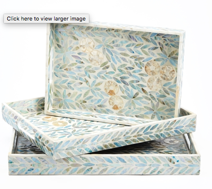 Palawan Flower Tray- large 17 X 13 x 2
