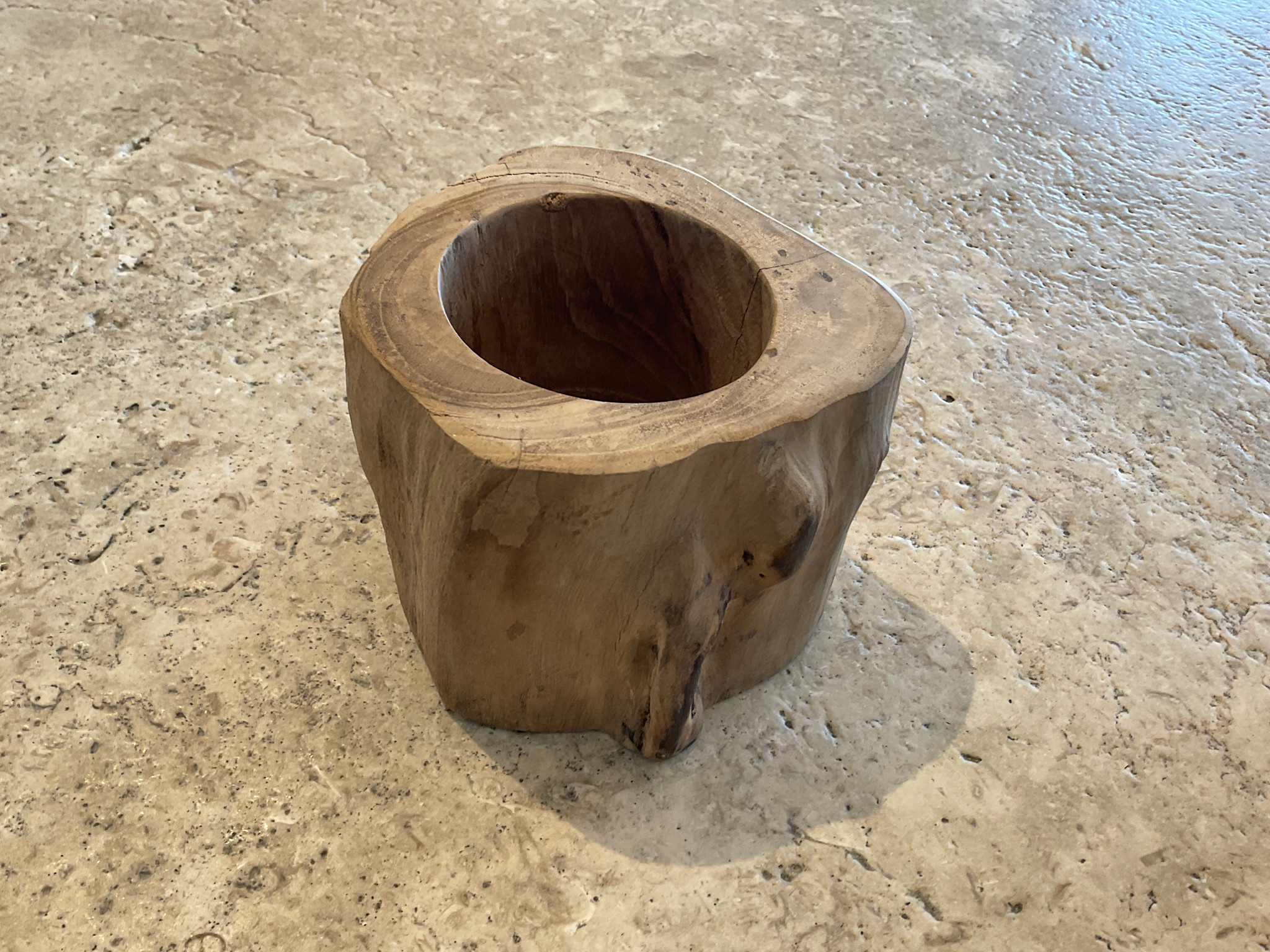 Small Teak Planter