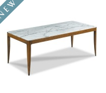 Jude Cocktail Table 48"W x 22"D x 19.5"H Lisse Finish