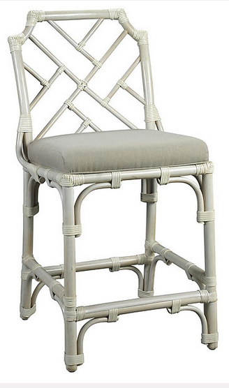 Palm beach chippendale counter stool 26H
