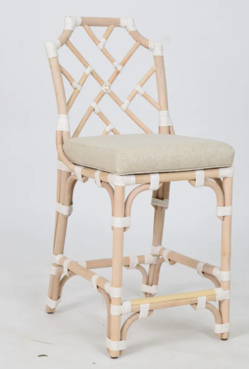 Palm beach chippendale counter stool 26H