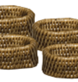 Rattan Napkin Ring Natural 4pk