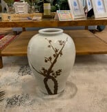Large Asian Ceramic Vase 17"
