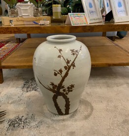 Large Asian Ceramic Vase 17"