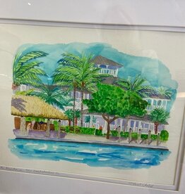 Riverhouse 22x18 Orig. Watercolor