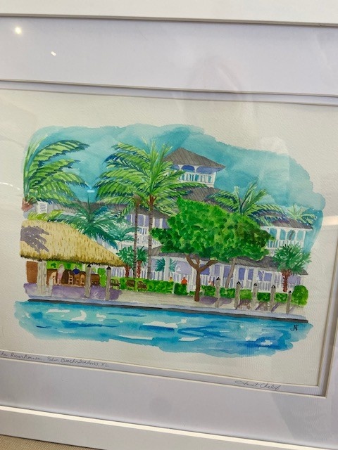 Riverhouse 22x18 Orig. Watercolor