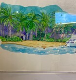 Peanut Island 22x18 Orig. Watercolor