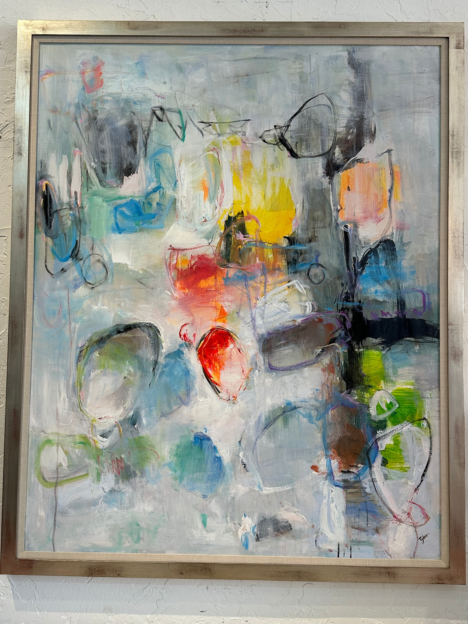 Multicolor Abstract  60"x48"