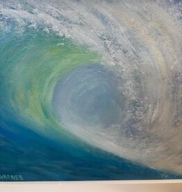 Fleeting Light  Wave 9"x11" Original Oil
