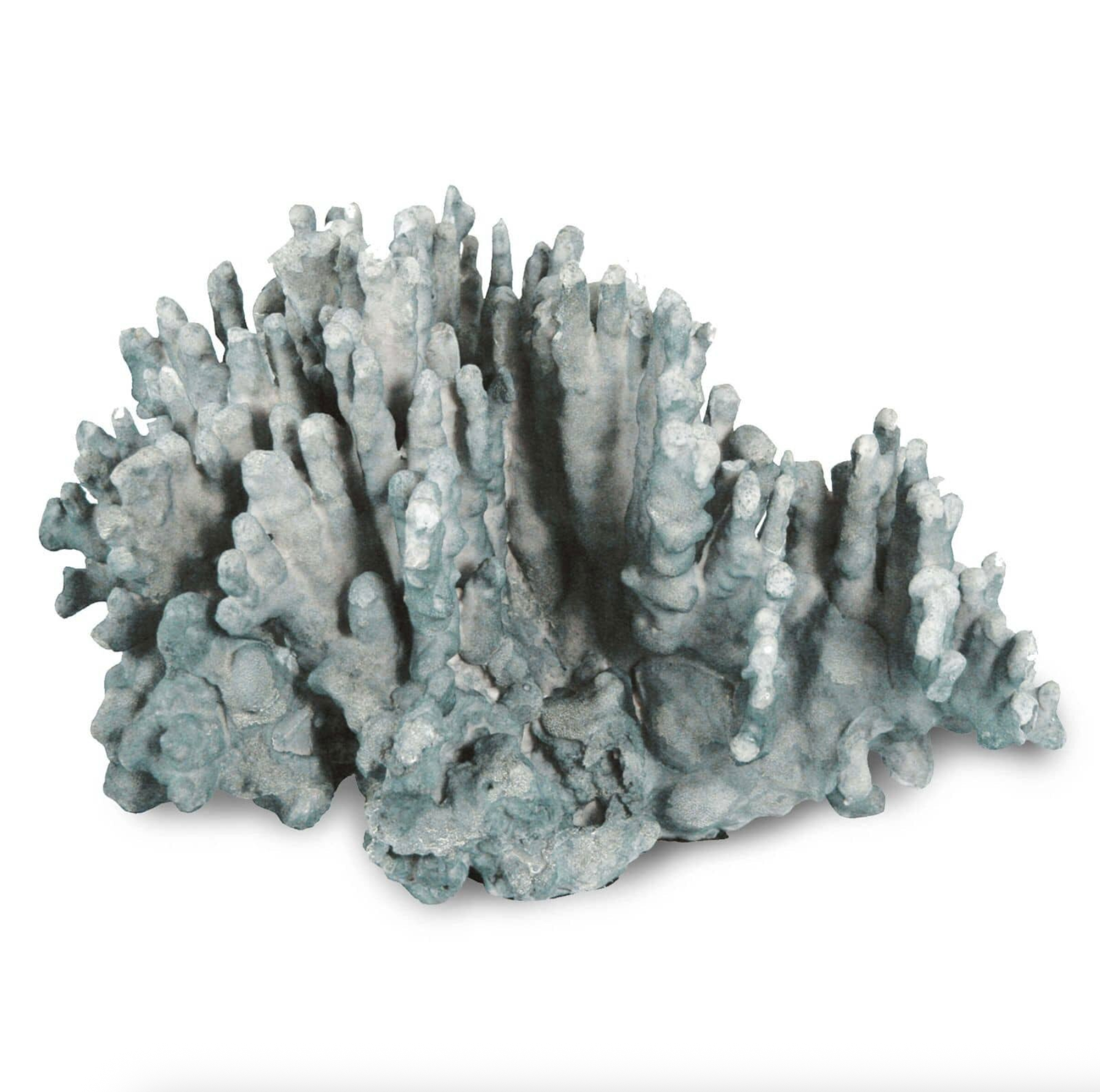 Blue Coral Art Piece Large Height: 10.5 Width: 16.5 Depth: 10