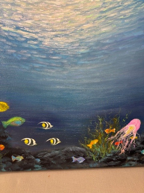 Peace & Quiet Orig. Oil 16x20 Gallery Wrapped