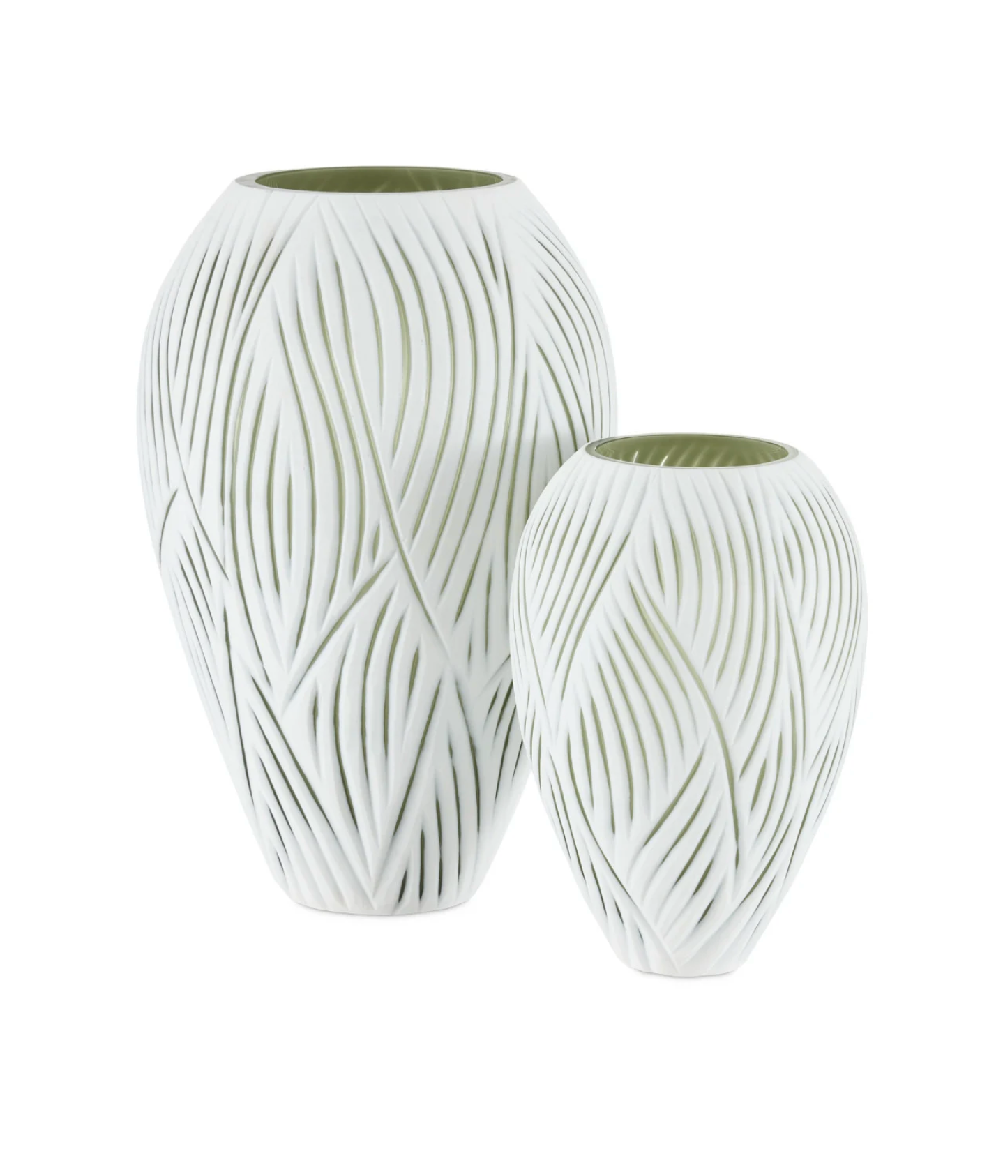 Patta White Vase 10.25"h x 7"dia