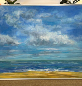 Morning Waves in Palm Beach - Oil on canvas 48" x 36"