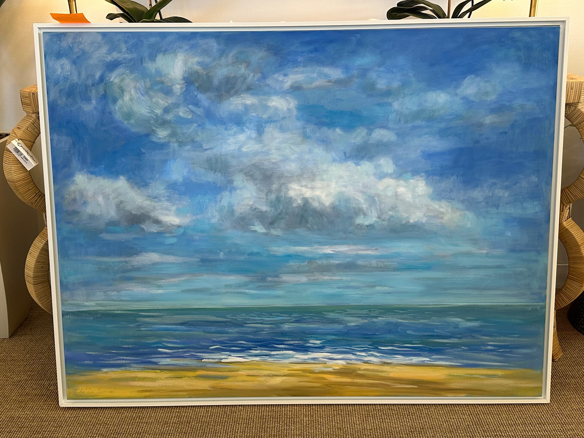 Morning Waves in Palm Beach - Oil on canvas 48" x 36"