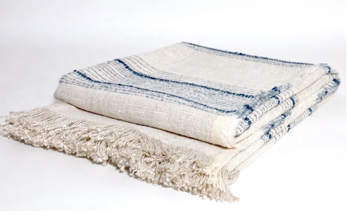 Laguna Throw  Navy Blue 70 x 55