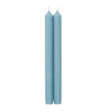Stone Blue 10" Candle Crown Pair