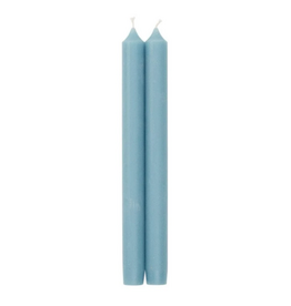 Stone Blue 10" Candle Crown Pair