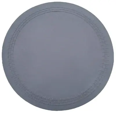 Bold Decor London Monotone Round Placemat with Leather Band in Victoria Blue