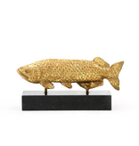 Marianas Statue/Gold Leaf  8.5W x 2.75D x 5H