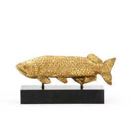 Marianas Statue/Gold Leaf  8.5W x 2.75D x 5H