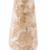 Beige Md Vase Beige W 7.9 x H 14.0 x L 7.9